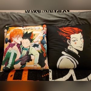 NWOT Set of 2. Anime Decorative Pillows.
